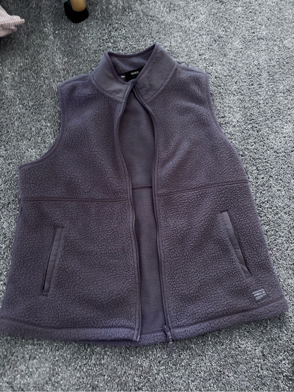 O'Neill Women's Purple Sherpa Fleece Vest